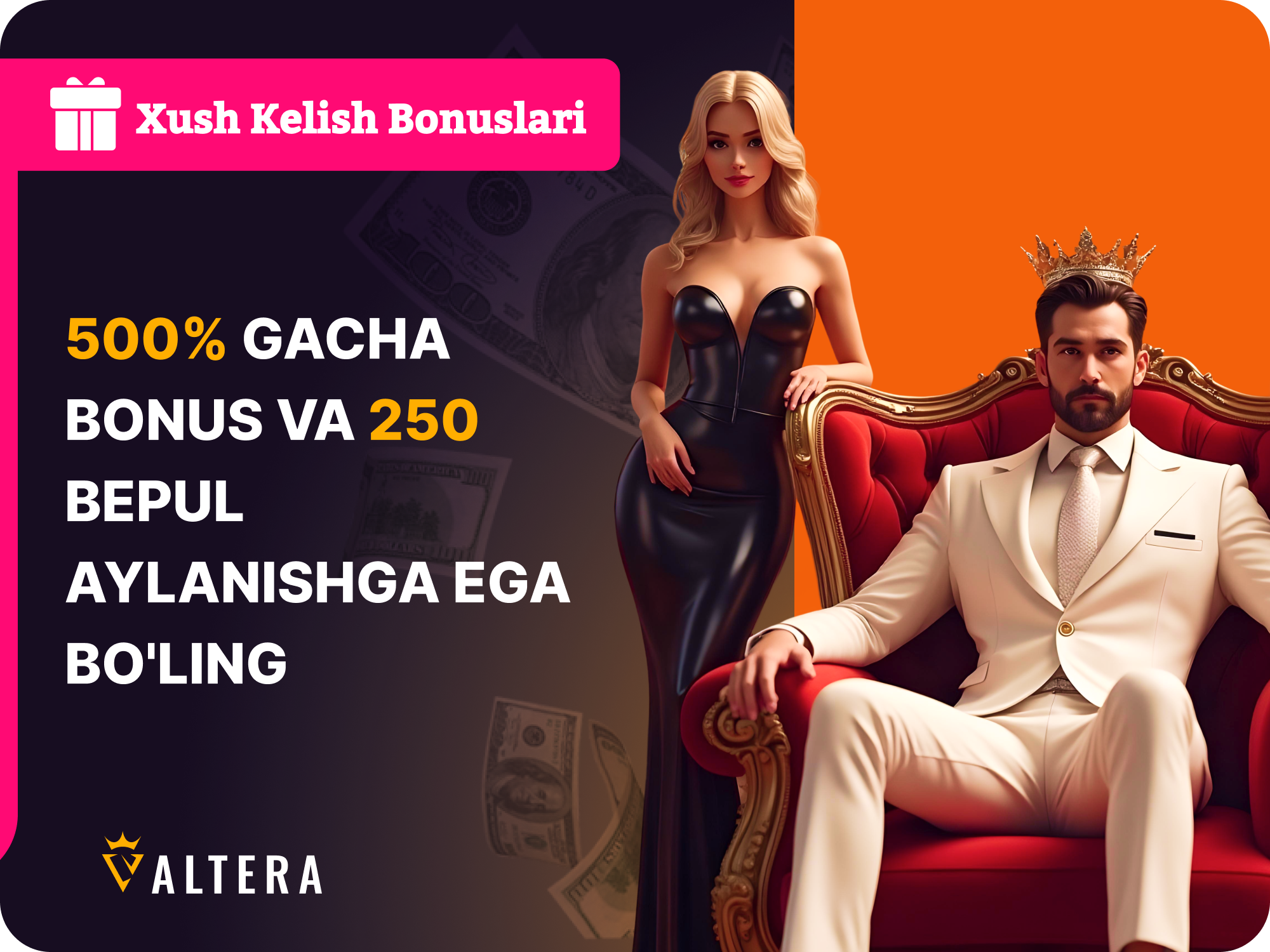 Xush kelibsiz bonusi